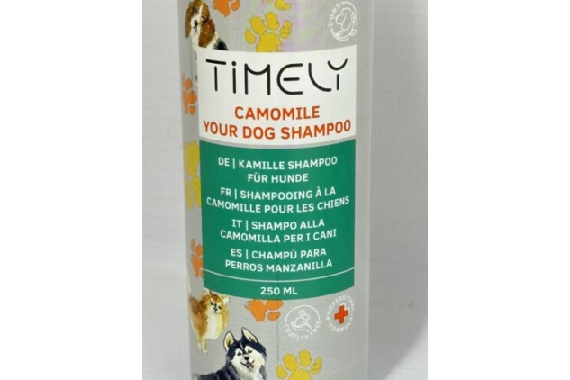 Camomile Shampoo For Dogs 4 X 250ml Cruelty Free Professional Formula