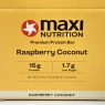 Maximuscle - MaxiNutrition Premium Protein Bar - High Protein Snack - Low in Sugar - 15g Protein - Raspberry Coconut, Under 190 kcal per Serving, 12 x 45g | Best Before Date 02/03/2024