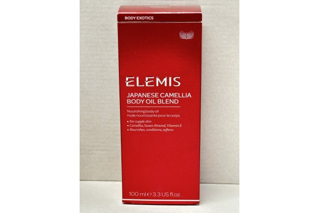 ELEMIS Japanese Camellia Body Oil Blend, Luxurious Body Oil Rich in Plant Collagen & Aromatherapy, Designed for Pregnant & Postpartum Skin to Improve Elasticity and Help Prevent Stretch Marks, 100ml