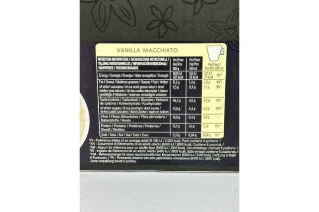 Starbucks Madagascar Vanilla Macchiato Coffee Pod Nescafe Dolce Gusto 72  Capsule