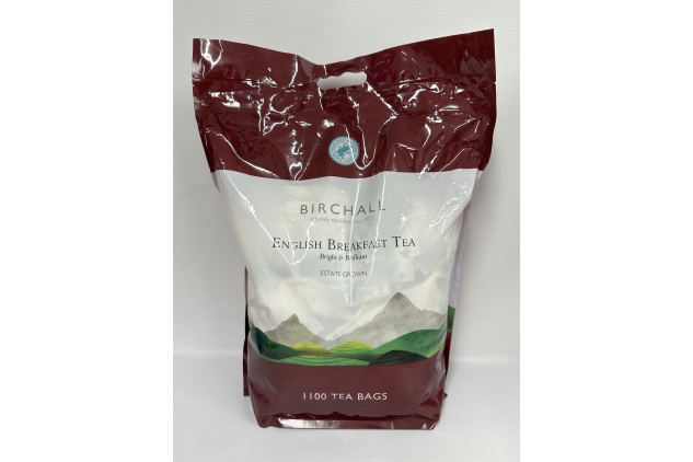 Birchall Tea English Breakfast Two Cup 1100 Tea Bags - Premium Black Tea, Individually Wrapped, 1100 Black Tea Bags in Bulk