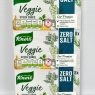 Knorr Stock Cubes Vegetable Flavour Zero Salt 3 X 8 Pack = 24 Total Veggie Vegan | Best Before Date 30/04/2024