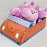 Peppa Pig 4-Piece Family Car Soft Toy Collection Perfect Gift For Kids Birthday