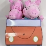 Peppa Pig 4-Piece Family Car Soft Toy Collection Perfect Gift For Kids Birthday