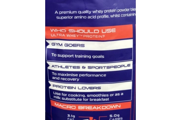 Sci-Mx Protein Powder 800g Strawberry Ultra Whey Concentrate Muscle Gain Shake