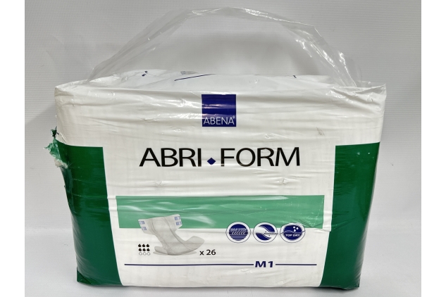 ABENA Abri-Form Comfort All-In-One Incontinence Pad, Medium 1 (Hip/Waist Size 70-110 cm) 2000 ml Absorbency, Pack of 26 4161 | Damaged Packaging See Photos Price Reflected