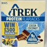 Trek Protein Flapjack Cocoa Coconut Vegan Gluten Free 12 X 3 Pack = 36 Bar Total | Best Before Date 28/03/2024