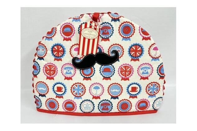 Hope & Greenwood Tea Cosy Moustache Britain UK Theme Traditional New Home Gift