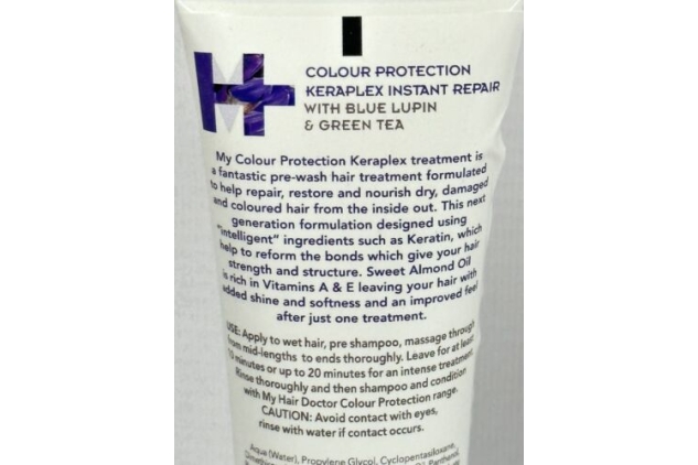 My Hair Doctor Colour Protection Keraplex Instant Repair Pre-Wash Hair Treatment