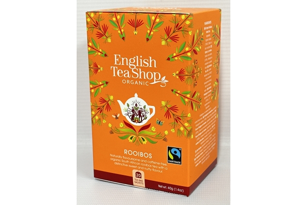 English Tea Shop Organic - Rooibos 20 Tea Bag Sachets, 40g