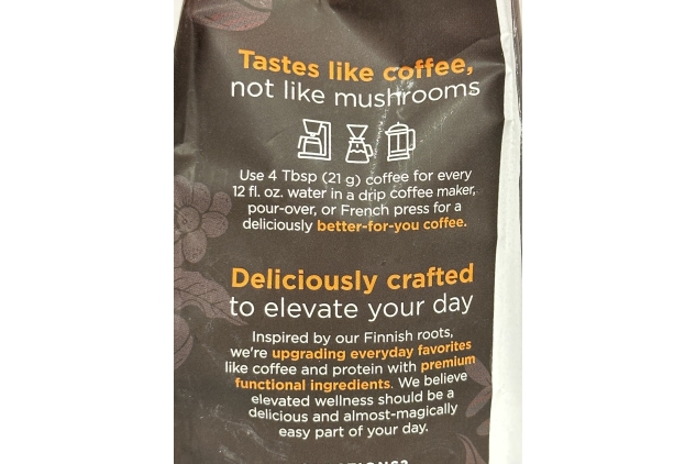 Four Sigmatic Mushroom Think Ground Coffee, Organic and Fair Trade Coffee with Lions Mane, Chaga, & Mushroom Powder, Focus & Immune Support, Paleo, 340g