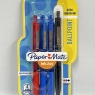 Paper Mate InkJoy Retractable Ballpoint Pens | Assorted Colours Red Blue Black | Pack of 4 | Ultra Smooth Ink | Comfortable Grip