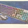 Wireless Gaming Keyboard & Mouse Set 16 RGB Backlit Lighting Effect 2.4GHZ Black