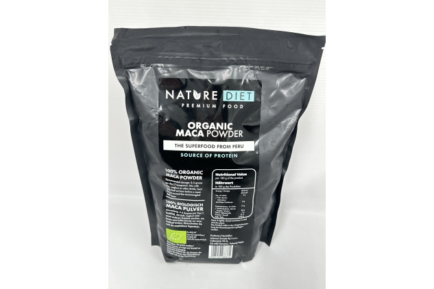 Nature Diet - Organic Maca 1000g 1kg | Maca Root | Powder | Gluten-Free | BEST BEFORE DATE 03/01/2024