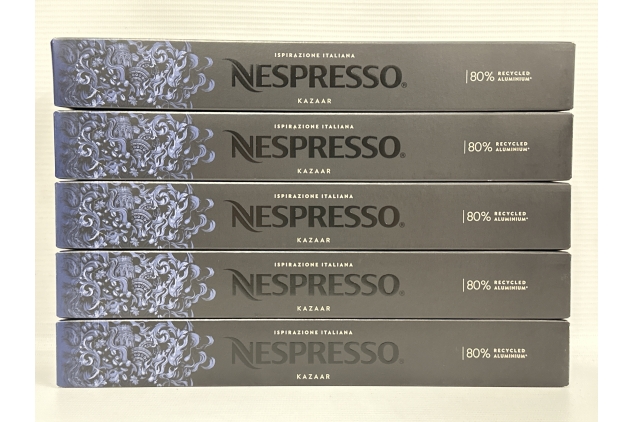 Nespresso Original Capsules - KAZAAR - 50 Capsules, 5 Sleeves - Ispirazione Italiana