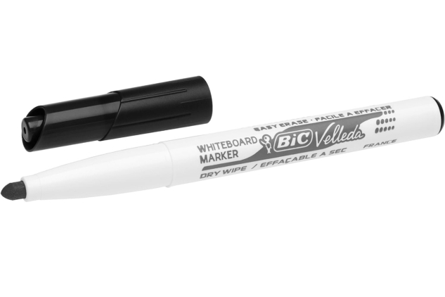 BIC BIC Velleda Whiteboard Marker 1741, Black | Medium Tip