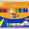 BIC Kids Plastidecor Colouring Crayons, Crayons for Drawing and Crafts, Assorted Colours, Pack Of 24