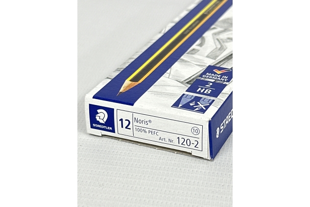 STAEDTLER 120-2 Noris Graphite Pencils - HB (Box of 12)