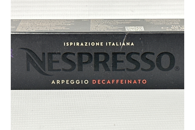 Nespresso Original Capsules - APREGGIO DECAFFINATO - 10 Capsules, 1 Sleeve - Ispirazione Italiana