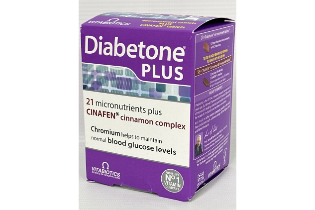 Vitabiotics Diabetone Plus - 56 Tablets/Capsules