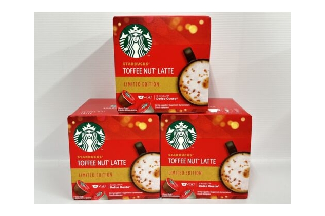 Nescafe Dolce Gusto Starbucks Toffee Nut Latte 36 Capsules | 18 Drink Servings