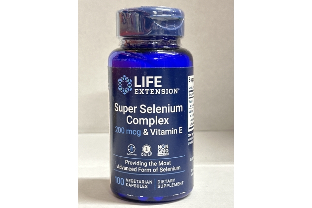 Life Extension Super Selenium Complex Vitamin E 100 Vegetarian Capsules