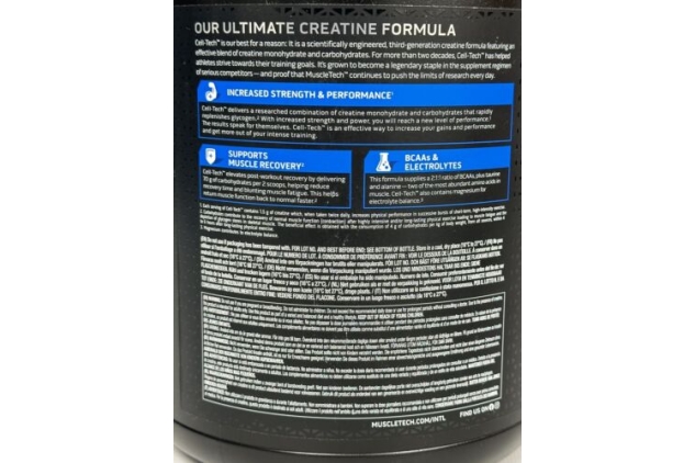 MuscleTech CellTech Creatine Monohydrate Powder, Post Workout Recovery Drink