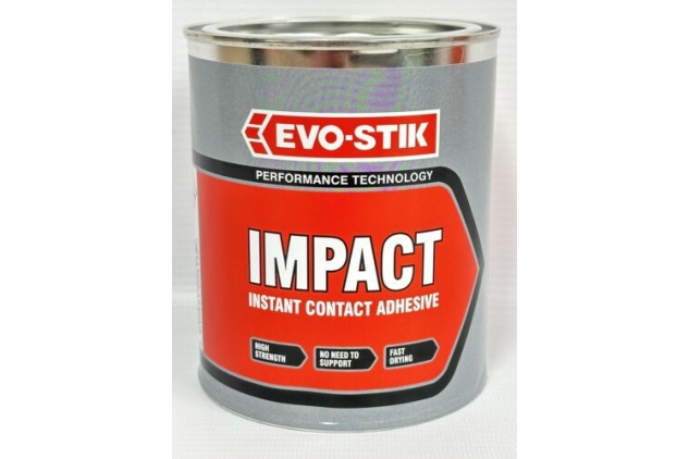 EVO-STIK Impact Instant Contact Adhesive Glue Multi-Purpose, High Strength 750ml