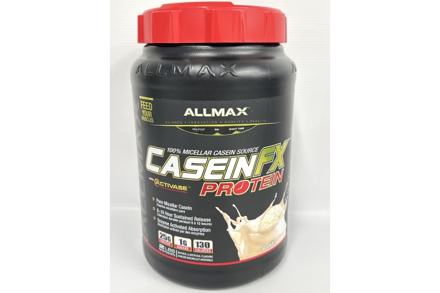 ALLMAX Micellar Casein Source CASEIN FX Protein | Vanilla Flavour 907g