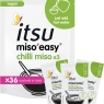 Itsu Chilli Miso Soup Sachets | Instant Miso'Easy Chilli Miso Paste | (Pack of 12 - 36 soups) | Gluten-Free Vegan | BEST BEFORE DATE 29/02/2024