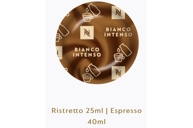 Nespresso Creations Professional Capsules 50 Pack | Bianco Intenso