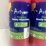 Artyom Premium Ready Mixed Paint Colour Primary Red 2 x 500ml