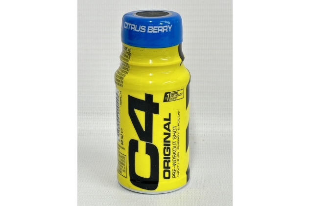 C4 Original Pre-Workout Shots Citrus Berry Flavour 10 X 60ml