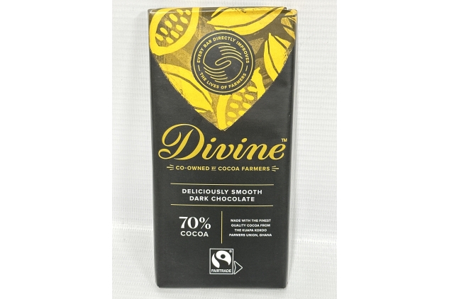 Divine Smooth Dark Chocolate 70% Cocoa 90g