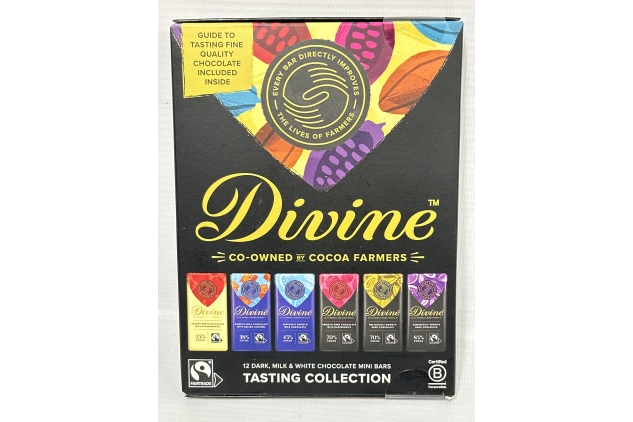 Divine Tasting Collection 12 X 15g Mini-Bars Assorted Flavours 180g