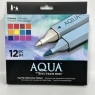 Aqua Spectrum Noir 12 Pack Water-Based Colour Markers Set