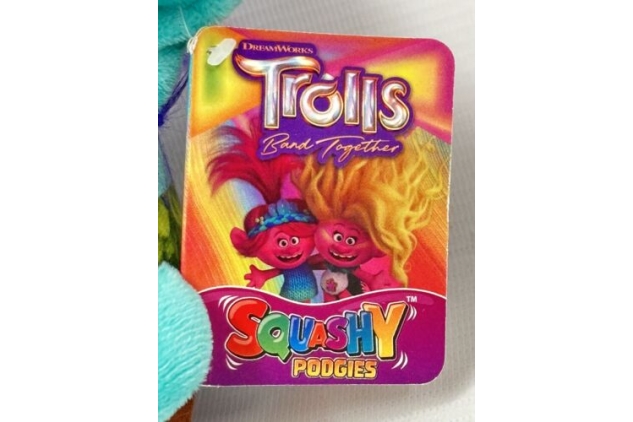 Trolls Band Together Squashy Podgies Branch With Purple Vibrant Hair