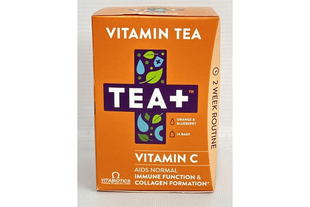 Vitabiotics | Vitamin TEA + Defence Vitamin C - Orange And Blueberry Flavour 14 Teabags