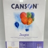 Canson Imagine A4 200g White Mixed Media Paper Pad, Light Grain 50 Sheets