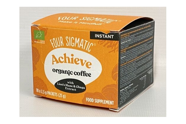 Four Sigmatic Achieve Organic Instant Coffee with Lions Mane & Chaga Extract