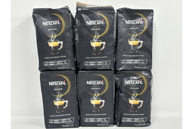 NESCAFE Grande Roast and Ground Filter Coffee 6 X 500g | BBE 29/02/2024