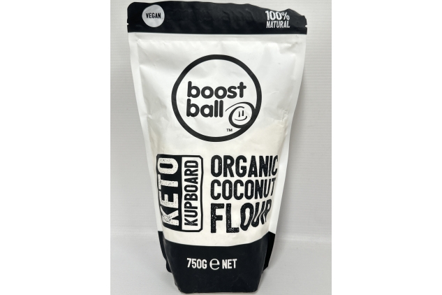 Boostball Keto Cupboard, Organic Coconut Flour, Vegan, All Natural, 750g | BEST BEFORE DATE 28/02/2024