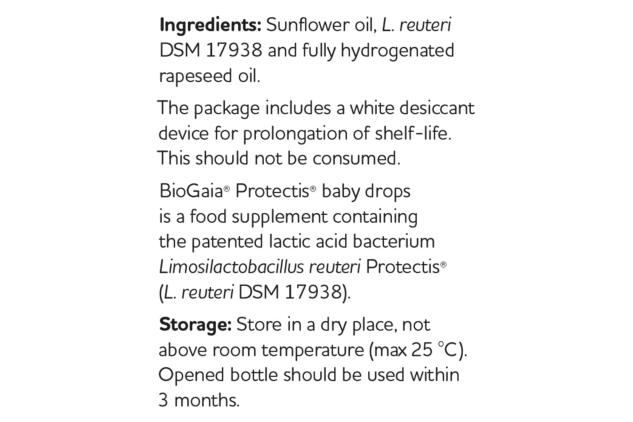 BioGaia Protectis Probiotic Drops 5ml Suitable for Newborn Babies to Balance Baby's Gut