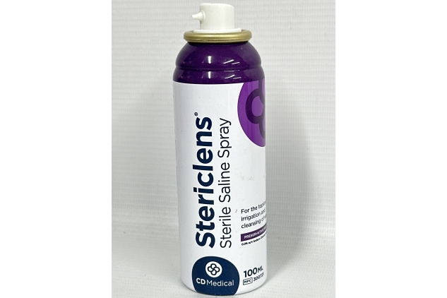 Stericlens Sterile Saline Spray - 100ml - NO LID