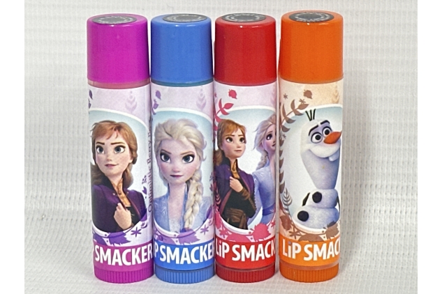 Disney Frozen Lip Smackers - Lip Balm - 4 Pack Assorted Design & Flavours