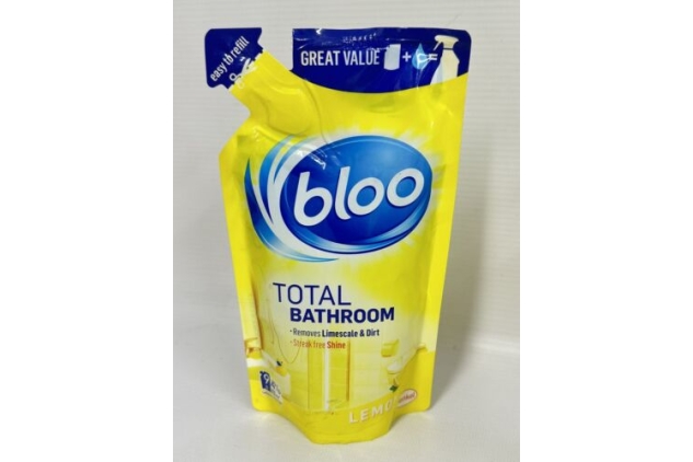 Bloo Total Bathroom Refill Concentrated Pouches 6 X 250ml Environmentally Friendly Reuse Empty Bottles