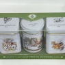 Alice in Wonderland 3 X 2 Mini Tea Tin Gift Pack with Assorted Loose Leaf Tea