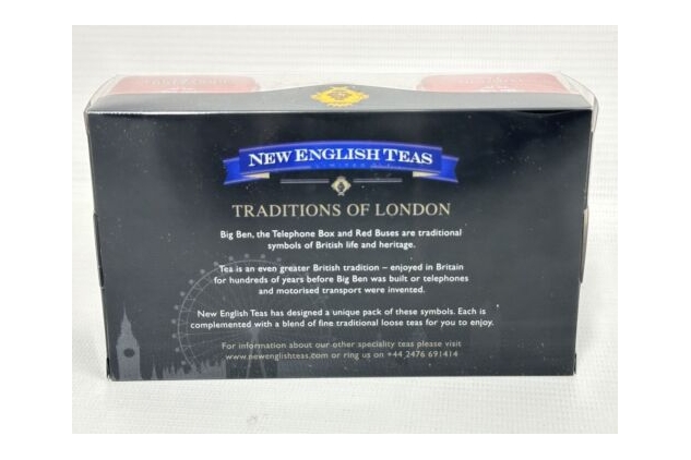 English Tea Mini Traditions Of London Triple Loose Tea Tin Gift Pack (Pack Of 2)