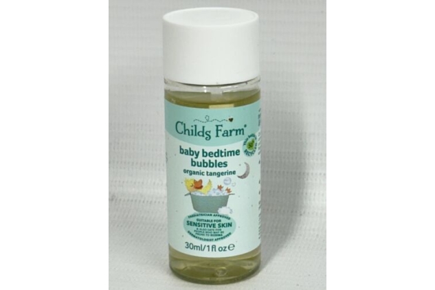 Childs Farm Travel Size Bottles Baby Wash, Bath Bubbles & Moisturiser 9 X 30ml