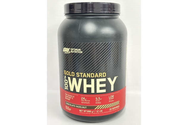 Optimum Nutrition Gold Standard 100% Whey Muscle Building and Recovery Protein Powder With Naturally Occurring Glutamine and BCAA Amino Acids, Chocolate Hazelnut Flavour, 28 Servings, 896 g